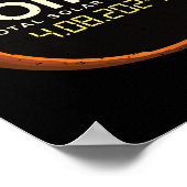 Ohio Solar Eclipse 2024 Totalität April 8 Männer F Poster (Ecke)