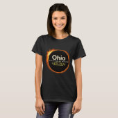 Ohio Solar Eclipse 2024 Totalität April 8 Männer F T-Shirt (Vorne ganz)