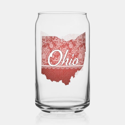Ohio Souvenir Geschenk für sie Dosenglas (Rückseite)