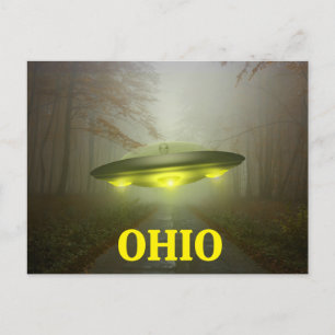 OHIO SPACESHIP UFO Postkarte