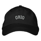 Ohio Staat bestickt Bestickte Baseballkappe (Vorderseite)