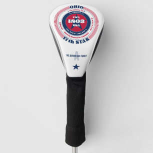 Ohio Staat Circle Custom Golf Head Cover Headcover