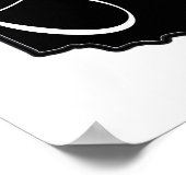 Ohio Staat Form Kontur - Ohio Karte Kontur Poster (Ecke)