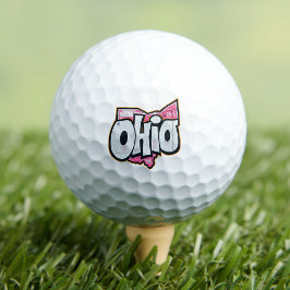 Ohio Staat Graffiti Golf Golf Golf Golfball