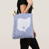 Ohio Staat Map personalisiert Name Tasche (Von Nahem)