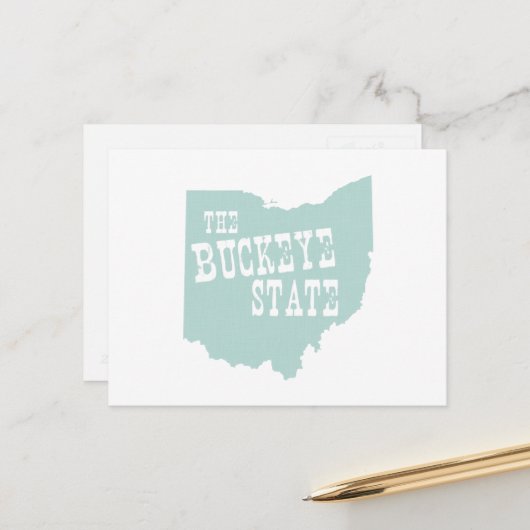 Ohio Staat Motto Slogan Postkarte (Vorderseite/Rückseite Beispiel)