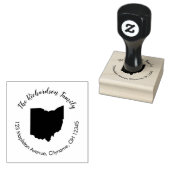 Ohio Staat Rücksendeadresse Gummi Briefmarke Gummistempel (Stempel)