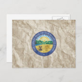 Ohio Staat Siegel Postkarte (Vorne/Hinten)