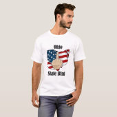 Ohio Staat Vogel T - Shirt Mittelfinger (Vorne ganz)