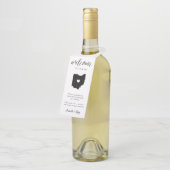 Ohio Staat Wedding Welcome Gevor Flaschenanhänger (Angewinkelt)