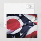 OHIO STAATE FLAG POSTKARTE (Vorne/Hinten)