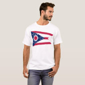 Ohio-Staats-Flagge T-Shirt (Vorne ganz)