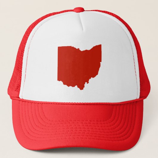 Ohio-Staats-Form-Hut Truckerkappe (Vorderseite)