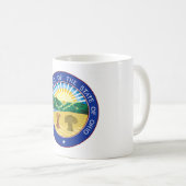 Ohio-Staats-Siegelamerika-Republiksymbolflagge Kaffeetasse (VorderseiteRechts)