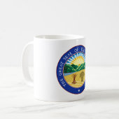 Ohio-Staats-Siegelamerika-Republiksymbolflagge Kaffeetasse (Vorderseite Links)