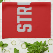 Ohio-Staats-starkes Turnhallen-Tuch Handtuch (Gefaltet)