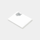 Ohio-Staats-Typografie Post-it Klebezettel (angewinkelt)