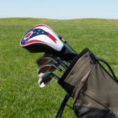 Ohio-Staatsflagge patriotisch Golf Headcover (In SItu)