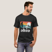 Ohio Staatsstolz Bigfoot Mountains T-Shirt (Vorne ganz)