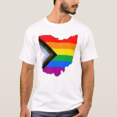 Ohio Staatsstolz LGBTQ-Progress-Prix T-Shirt (Vorderseite)
