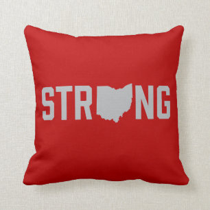 Ohio-Staatstarkes Throw-Kissen Kissen