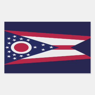 Ohio State Flag Aufkleber