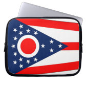 Ohio State Flag Laptop Sleeve (Vorderseite)