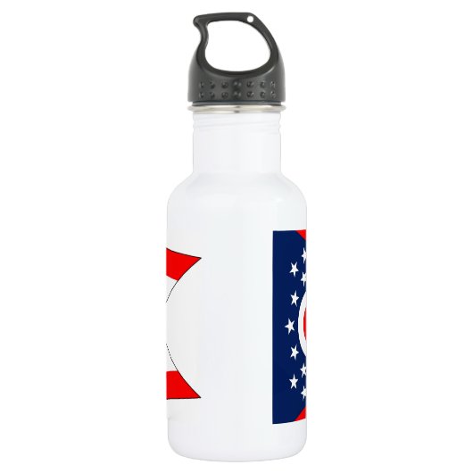 Ohio State Flag Liberty Flasche Edelstahlflasche (Rückseite)