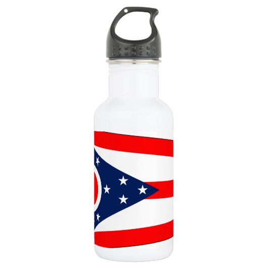 Ohio State Flag Liberty Flasche Edelstahlflasche (Vorderseite)