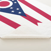 Ohio State Flag Print Patriotic Sherpadecke (3/4)