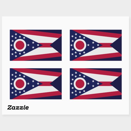 Ohio State Flag Sticker (Blatt)