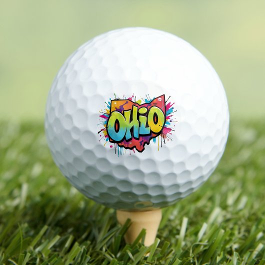 Ohio State Golfspieler Golfball