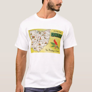 Ohio State Penny-Postkarte T-Shirt