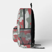 Ohio State Scarlet & Gray Camo Printed  Bedruckter Rucksack (Rechts)