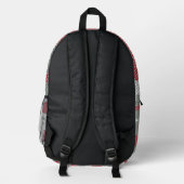 Ohio State Scarlet & Gray Camo Printed Bedruckter Rucksack (Rückseite)
