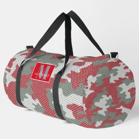 Ohio State Scarlet & Gray Camo Printed  Duffle Bag (Linke Ecke)