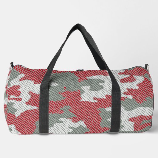 Ohio State Scarlet & Gray Camo Printed  Duffle Bag (Vorderseite)