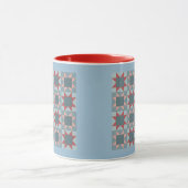 Ohio-Stern-Probenehmer-Steppdecken-Muster-Tasse Tasse (Zentrum)