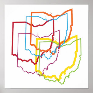 Ohio Stolz Blur Poster