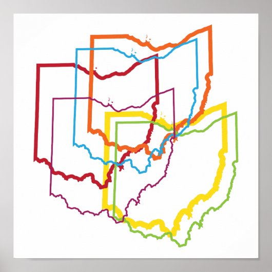 Ohio Stolz Blur Poster (Vorne)