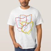 Ohio Stolz Blur T-Shirt (Vorderseite)