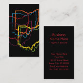 Ohio Stolz Blur Visitenkarte (Vorne/Hinten)