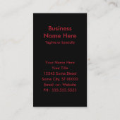 Ohio Stolz Blur Visitenkarte (Rückseite)