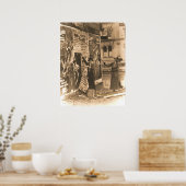 Ohio Suffragettes Posting von Bills in Cincinnati Poster (Küche)