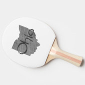 Ohio Tischtennis Schläger (Seitenansicht)