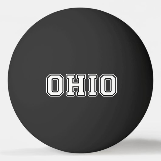 Ohio Tischtennisball (Vorderseite)