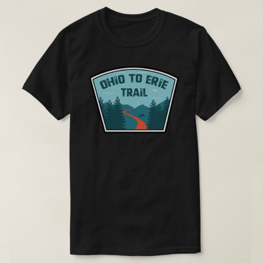 Ohio To Erie Trail Sticker.png T-Shirt (Design vorne)