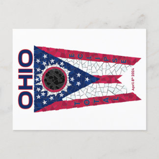Ohio Total Eclipse Postkarte