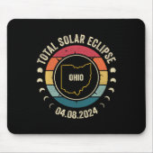 Ohio Total Solar Eclipse 2024 American Totality Ap Mousepad (Vorne)