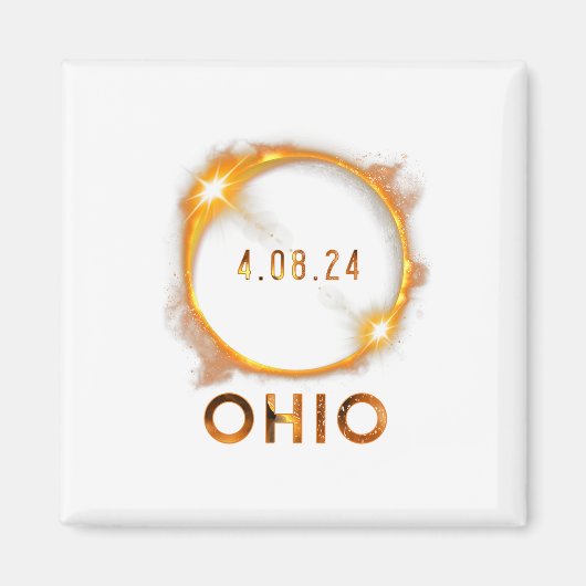 Ohio Total Solar Eclipse April 8 2024 Ohio Solar E Magnet (Vorne)